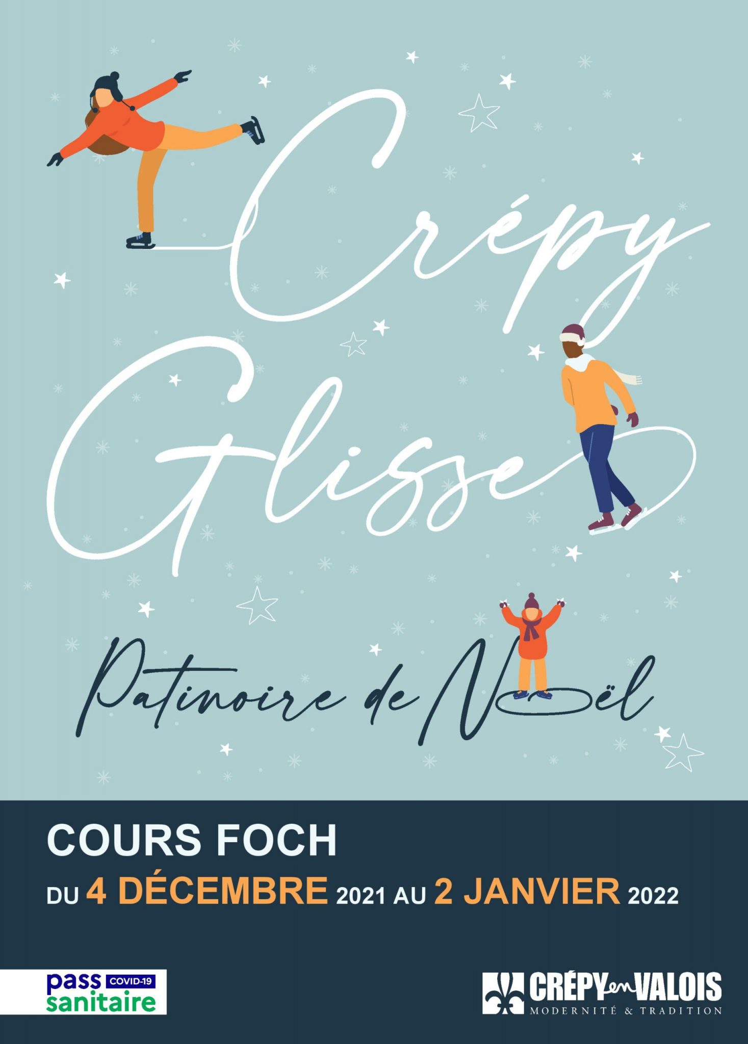 Crépy-Glisse : la patinoire de Noël - Communauté de Communes du Pays de Valois